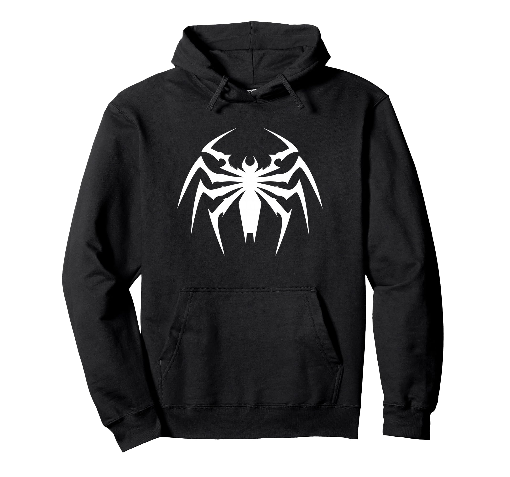 Marvel Spider-Man 2 Venom Chest Spider Emblem Pullover Hoodie, Blau, 8.5 ounce
