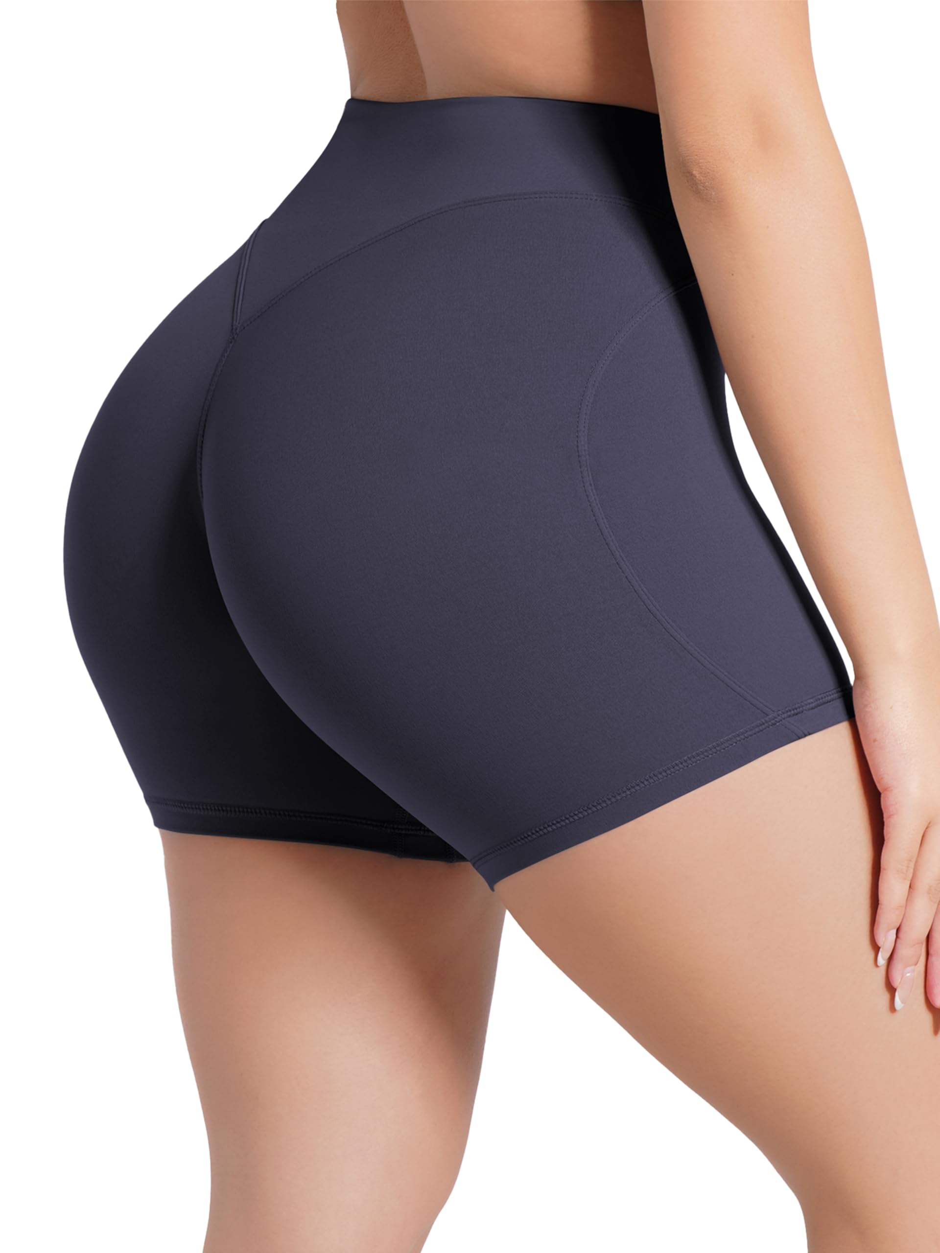 Sunzel No Front Seam Biker Shorts