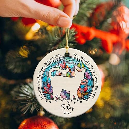 Vista 18 de Adorno de cerámica personalizado para la segunda Navidad del bebé, vaca lechera Feliz Navidad 2025, regalo personalizado para los amantes