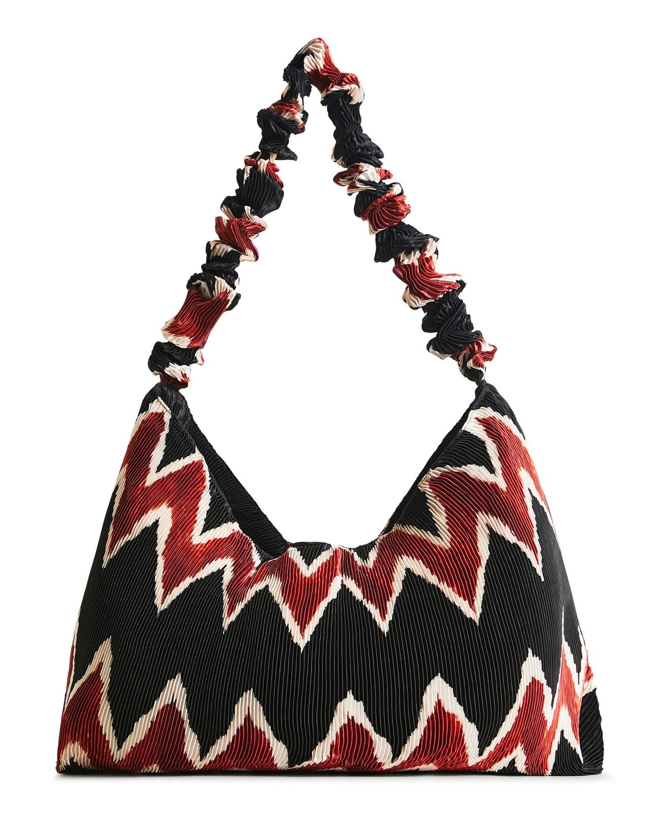 Desigual Women's Black Shoulder Bag Zip Closure Logo