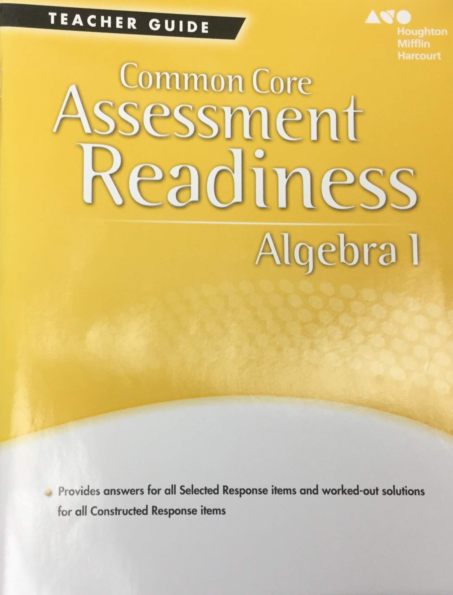 Assessment Readiness Workbook Teacher Guide (Holt Mcdougal Algebra, 1)