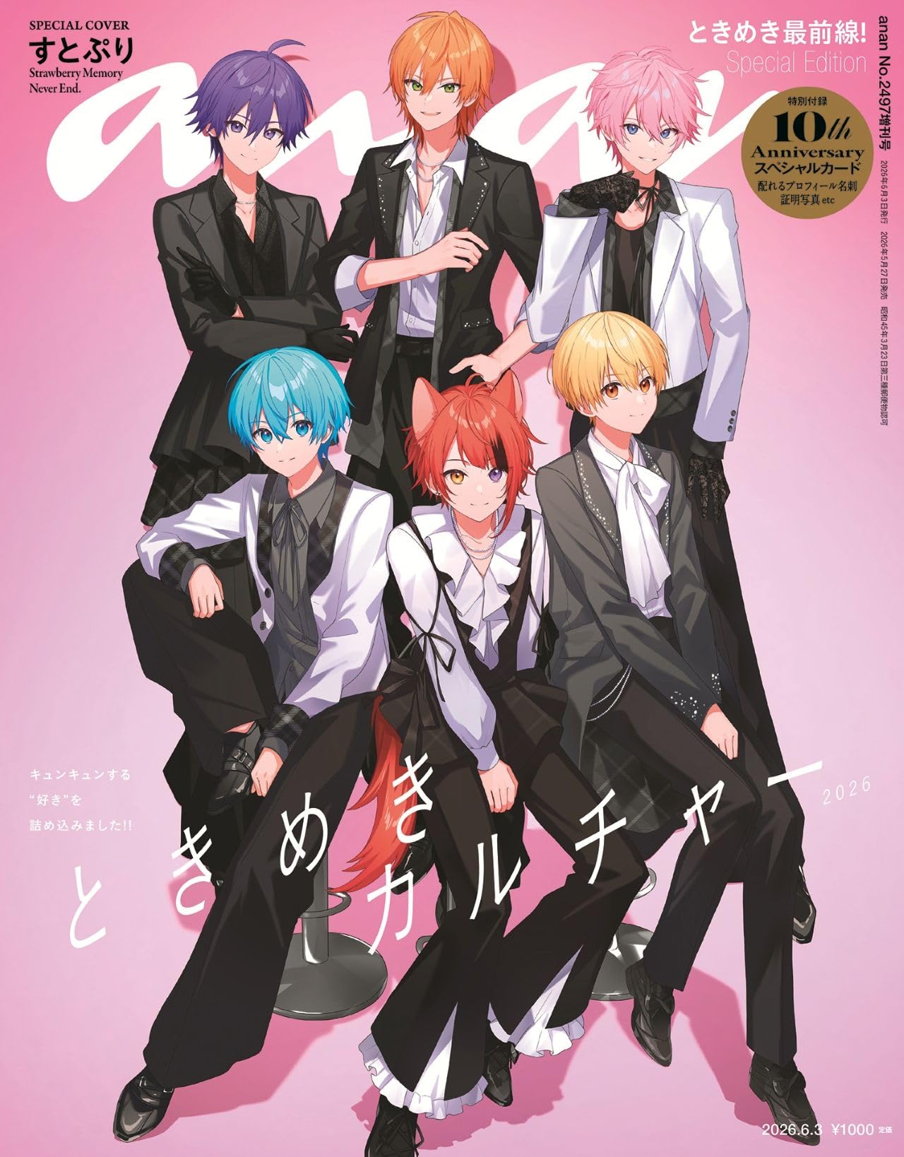 anan 第1巻第6号 anan(アンアン)2026/06/03号 No.2497増刊 スペシャルエディション