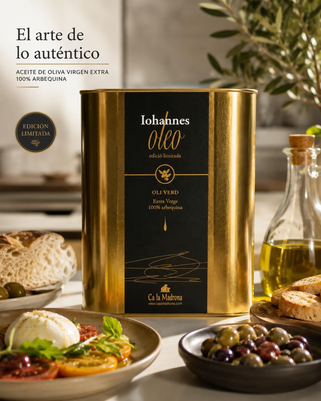 iohannes oleo, aceite de oliva virgen extra premium, aceite para ensaladas, verduras, aceite para el cuidado de la piel (3 litros)