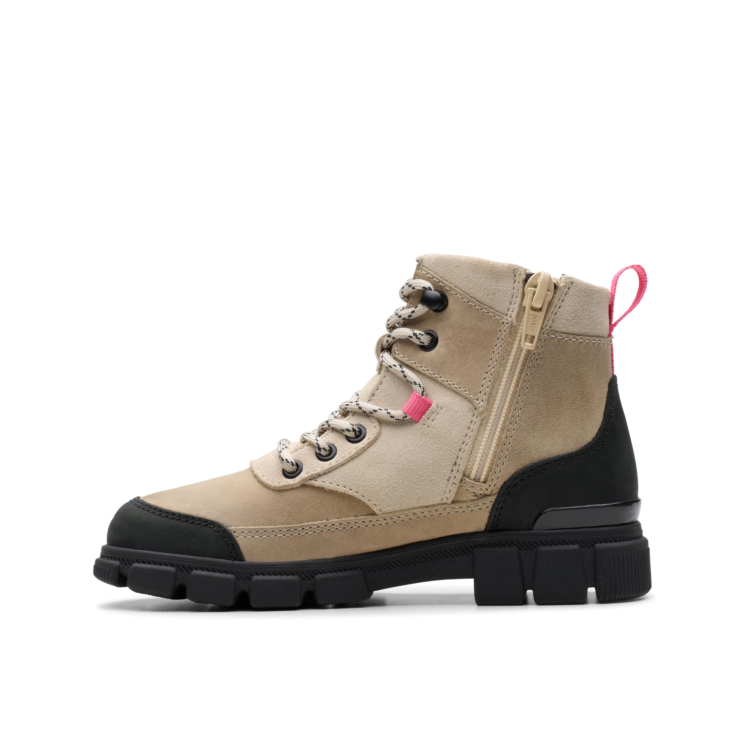 Clarks Evyn Hike K. Childrens Off White, 10.5
