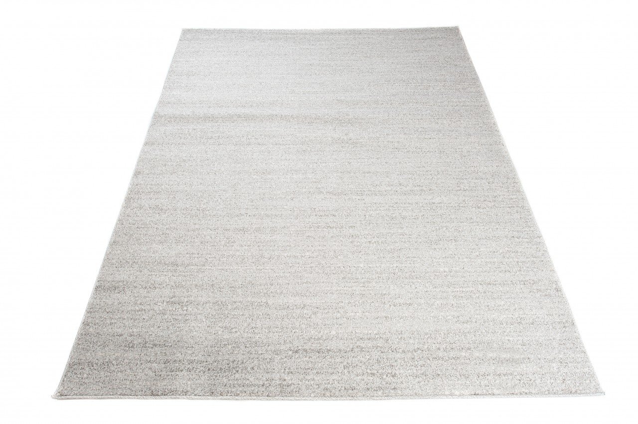 Tapiso Sari dywan z krótkim włosiem, nowoczesny dywan w kolorze szarym, melanż, idealny do salonu, pokoju gościnnego, jadalni, Ökotex 220 x 320 cm