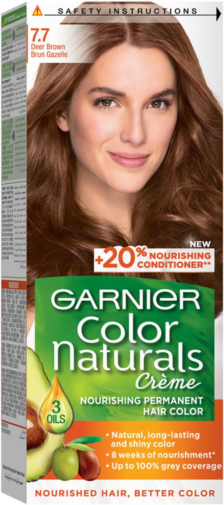Garnier Color Naturals 7.7 Hazel Brown Haircolor