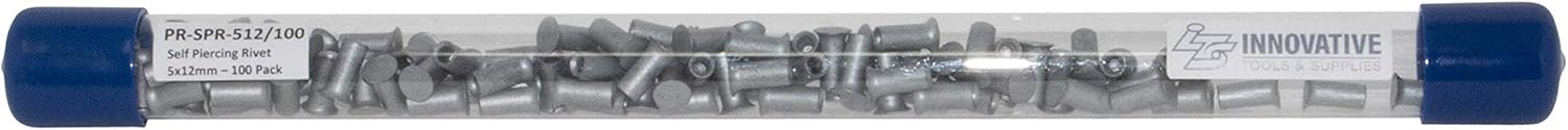 Innovative Tools & Supplies Self-Piercing Rivets 5mm (w) x 12mm (h) (100 Pack)