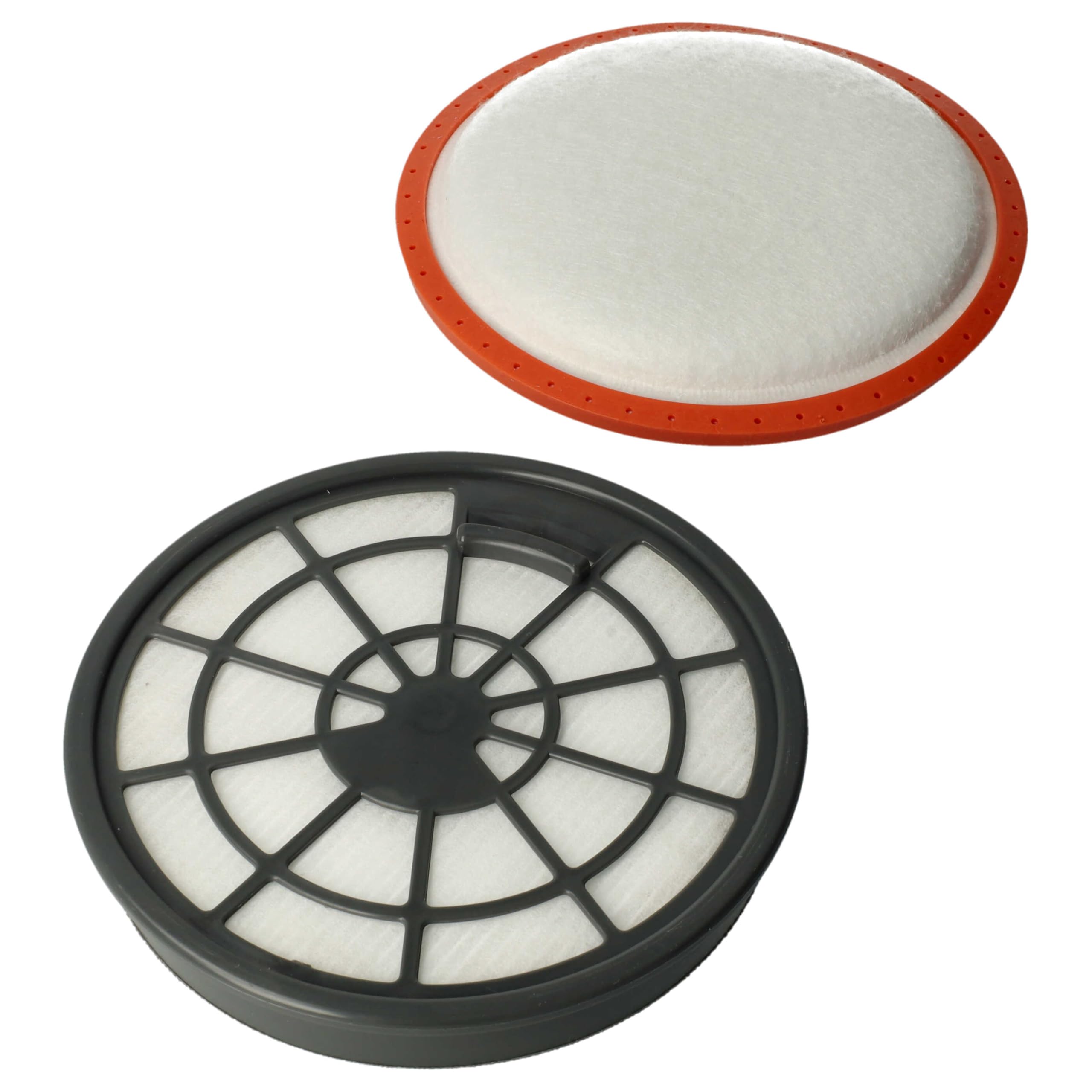 vhbw Filter Set Compatible with Dirt Devil DD2620-4, DD2620-5, DD2620-6, DD2620-7, DD2620-8 - 2x Replacement Filter (Exhaust Air Filter, Engine Protection Filter