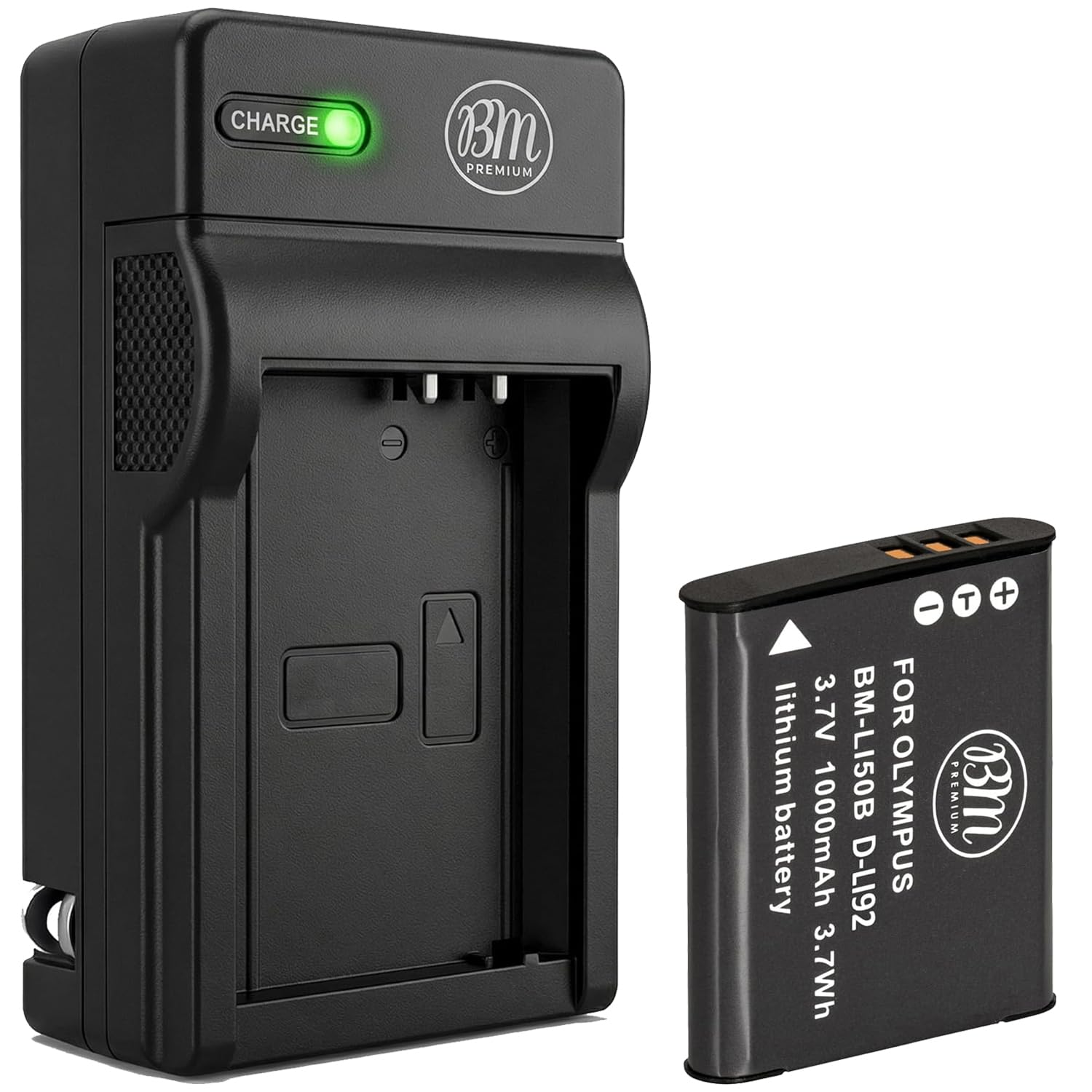 Amazon.com: BM Premium D-LI92 Battery and Charger for Pentax Optio