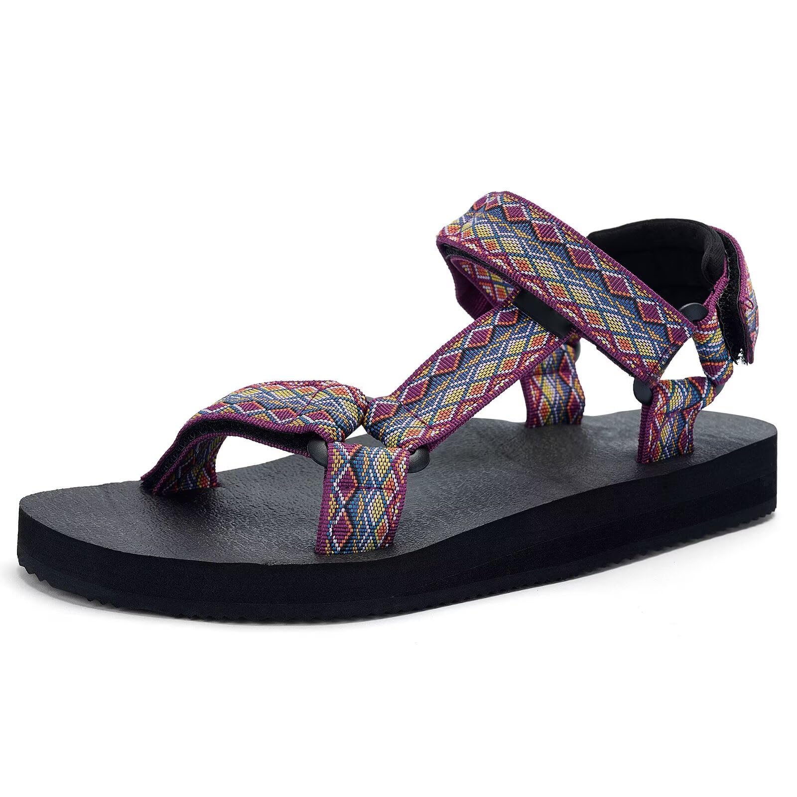 Women's Sandals Casual Summer Sandals for Women with Arch Support Yoga Mat Insole Lightweight Water Shoes Outdoor