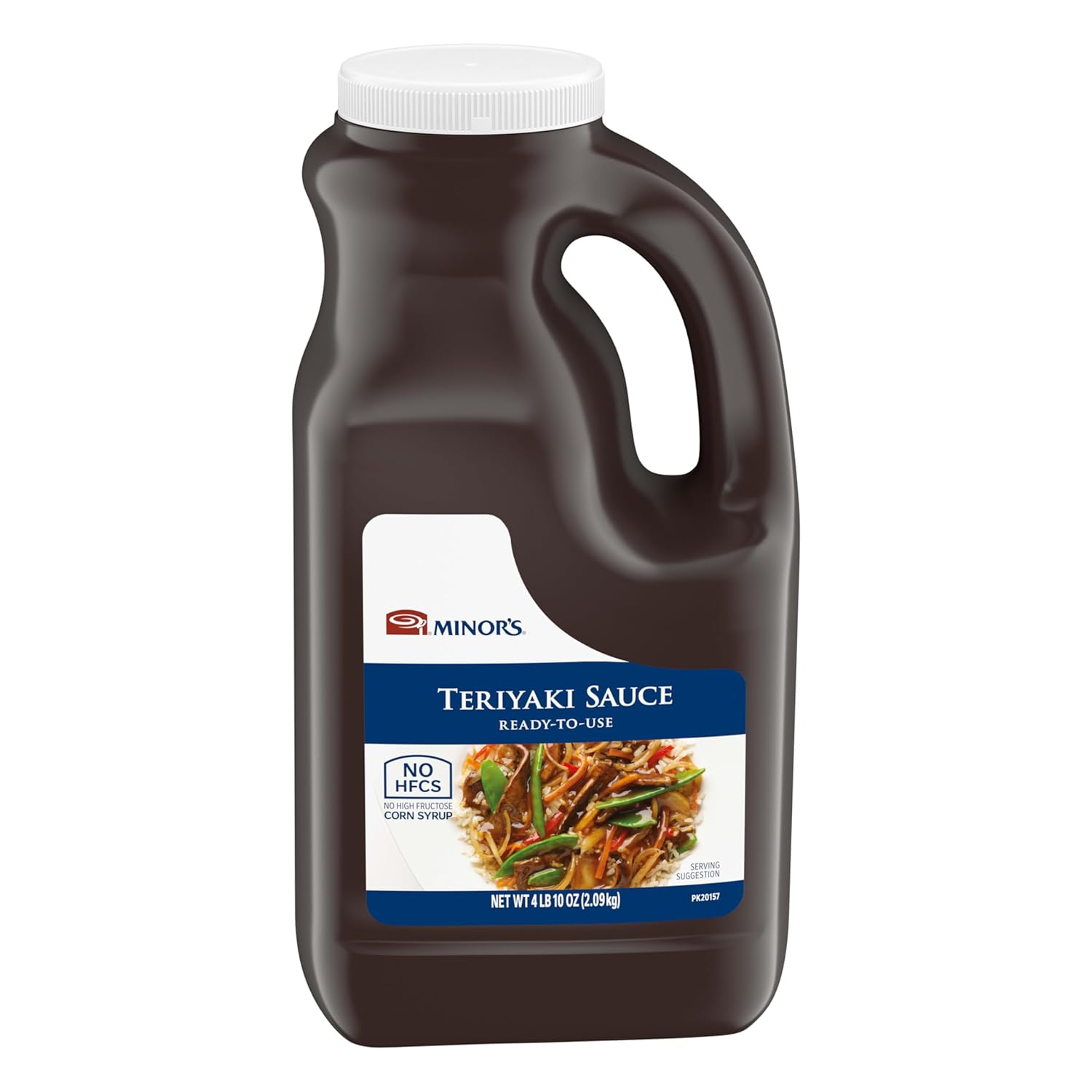 Minor’s Teriyaki and Stir Fry Sauce, BBQ Sauce and Marinade, 4 lb 9.6 oz Bulk Bottle (Packaging May Vary) (Pack of 1)