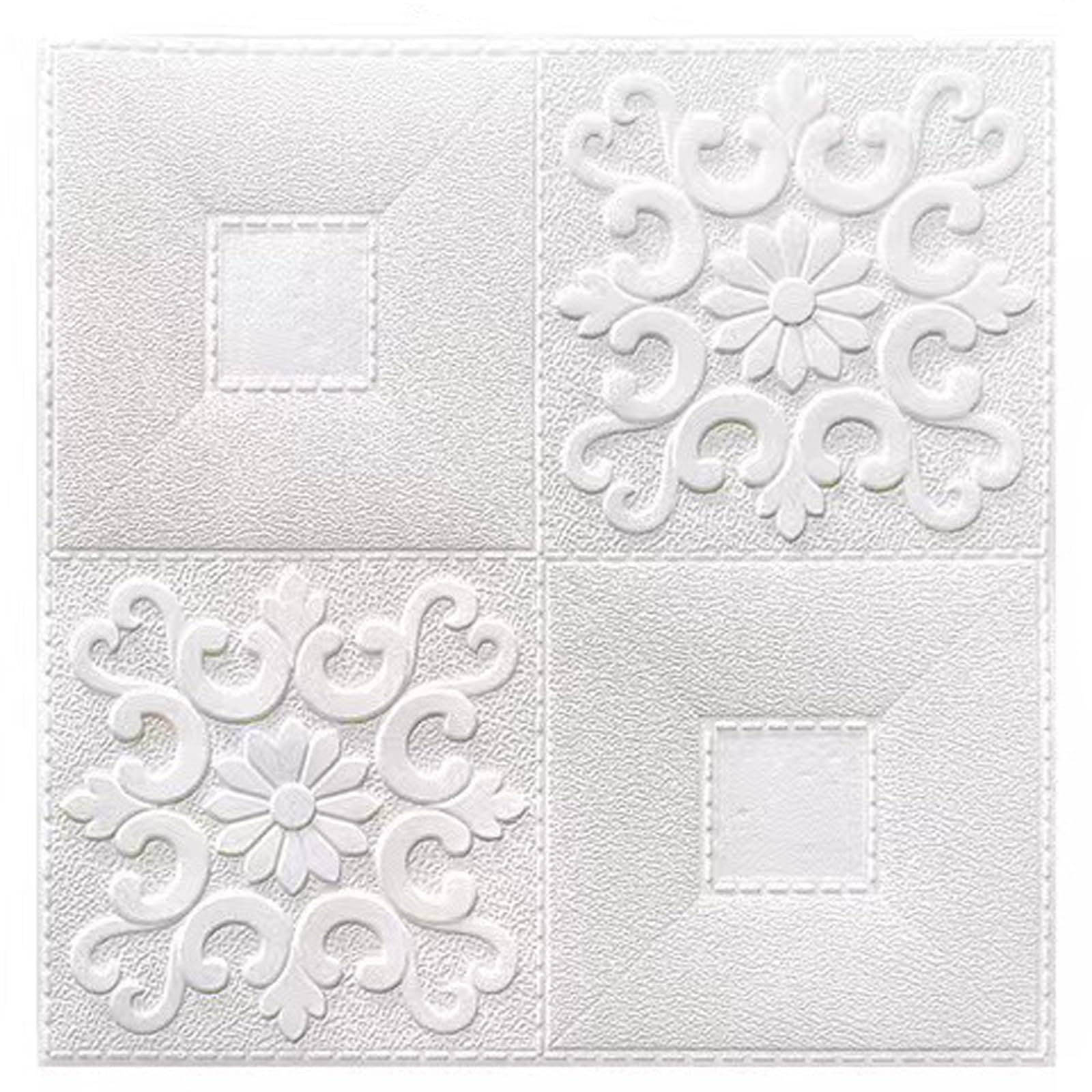 Techos Decorativos Sin Pegamento,Baldosas De Techo PVC Autoadhesivas,Paneles Suspendidos, Azulejos,Flexibles Y Resistentes A Grietas,Para Residencial/Baño/Cocina(Style a,50-pcs 35 * 35cm)