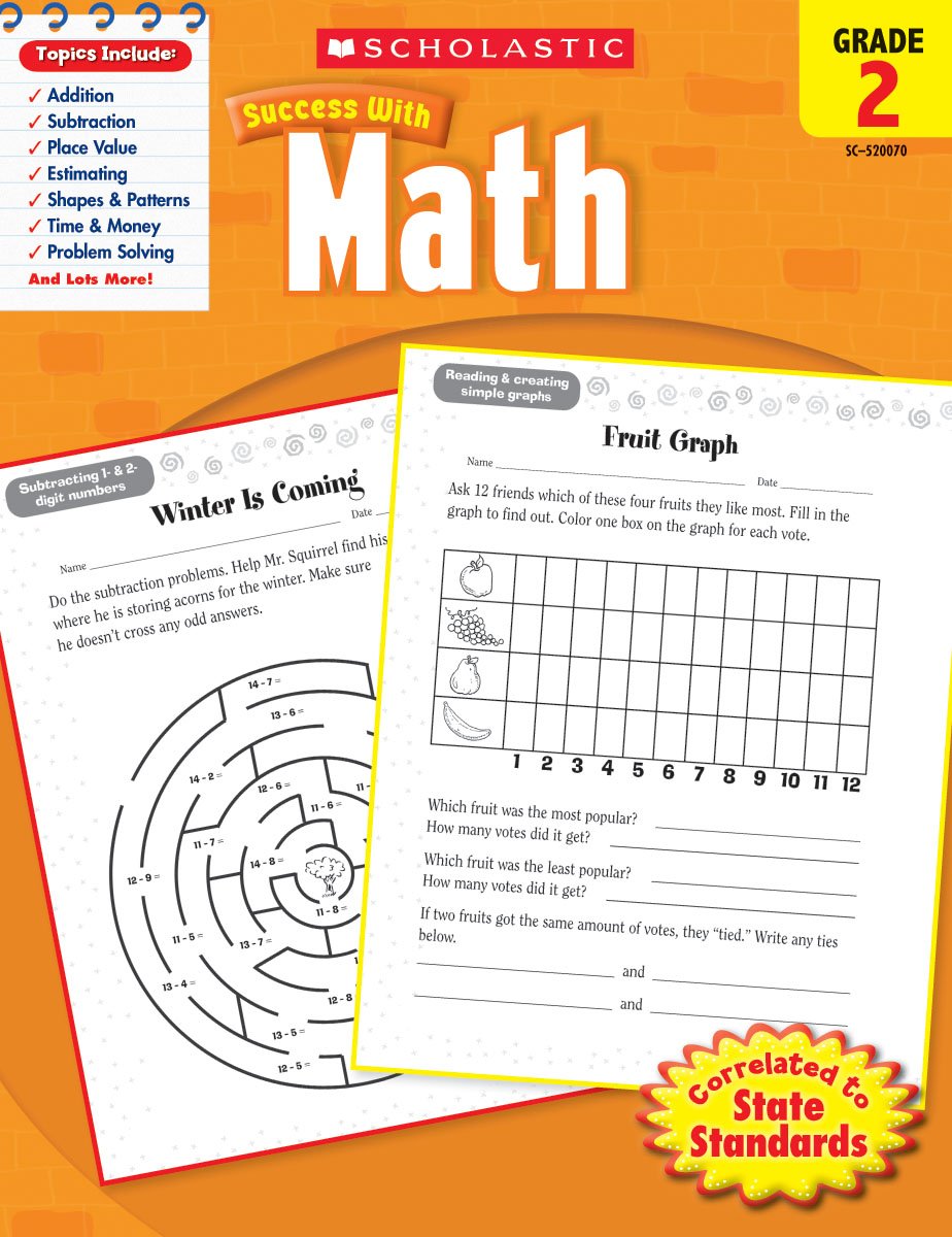 Scholastic Success With Math: Grade 2 Workbook