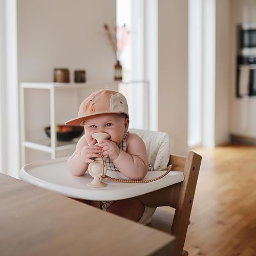 Miniatura 5 de mushie Correas ajustables de silicona para juguetes, paquete de 2  Soporte para accesorios de bebé para viajes, cochecito, silla alta (arena