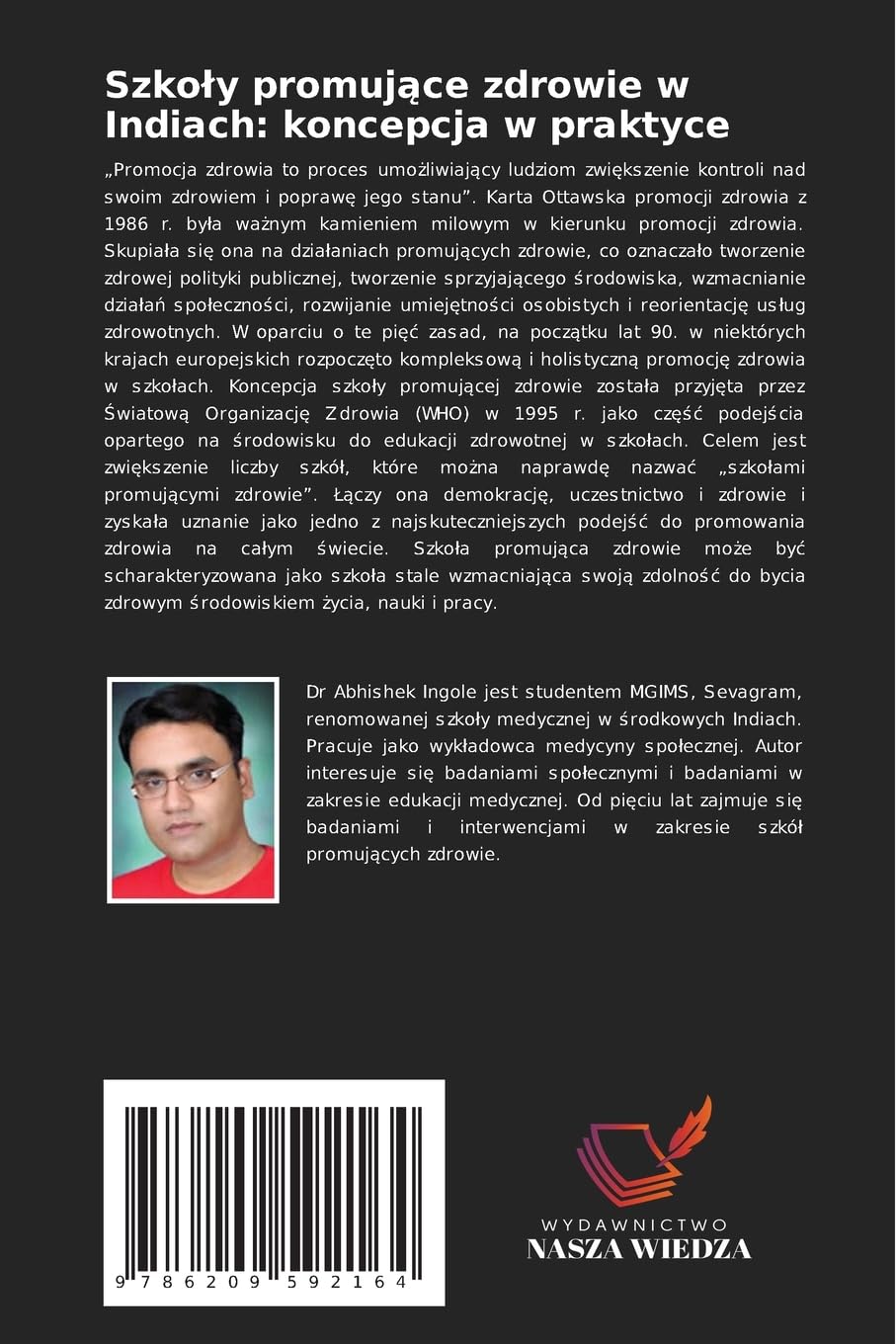 Szko¿y promuj¿ce zdrowie w Indiach: koncepcja w praktyce