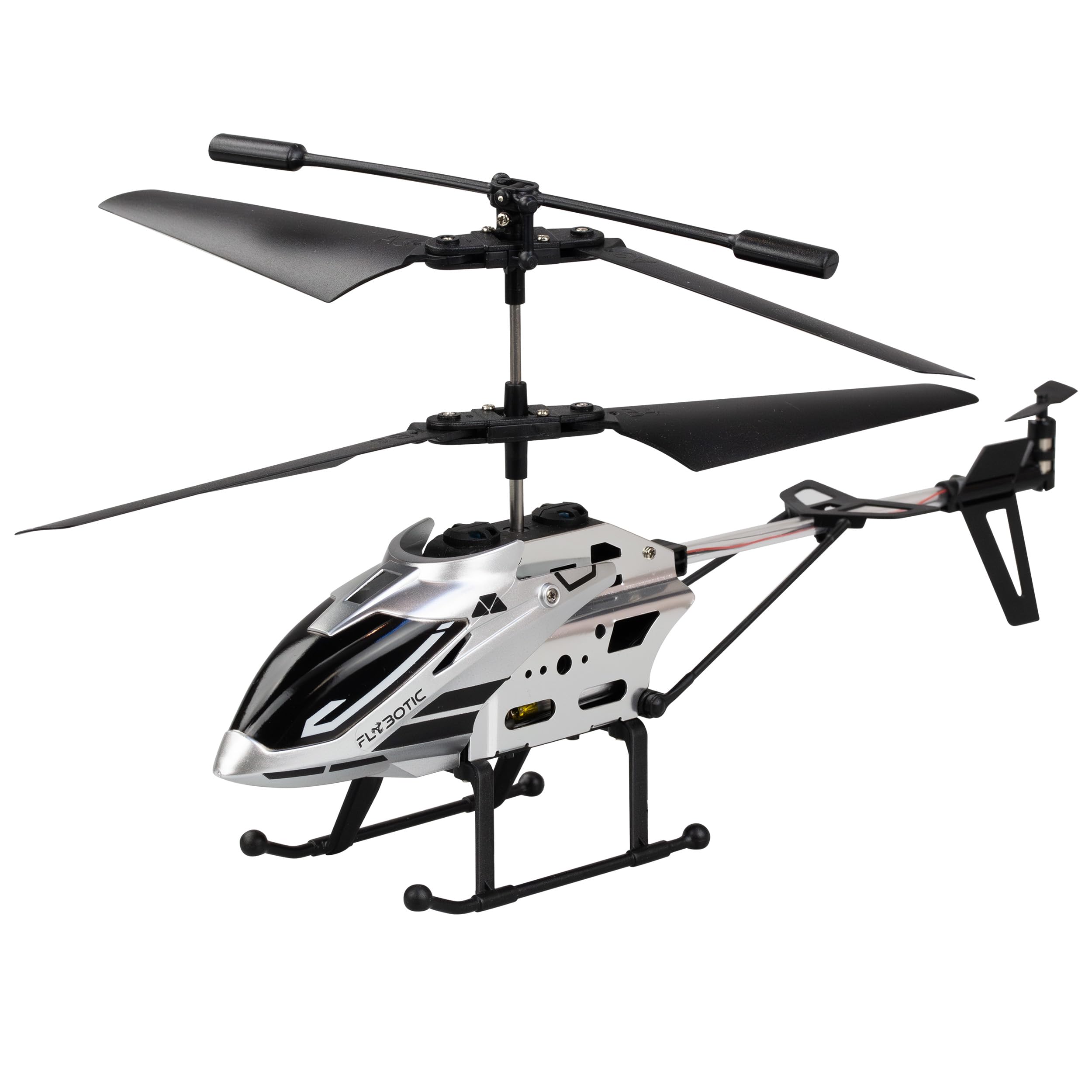 SilverLit Sky Aurora Drone for Children 8 plus Years with 3-Channel Remote Control Infrared, Gyro Stabaliser, LED Tail lights; Rechargeable Drone