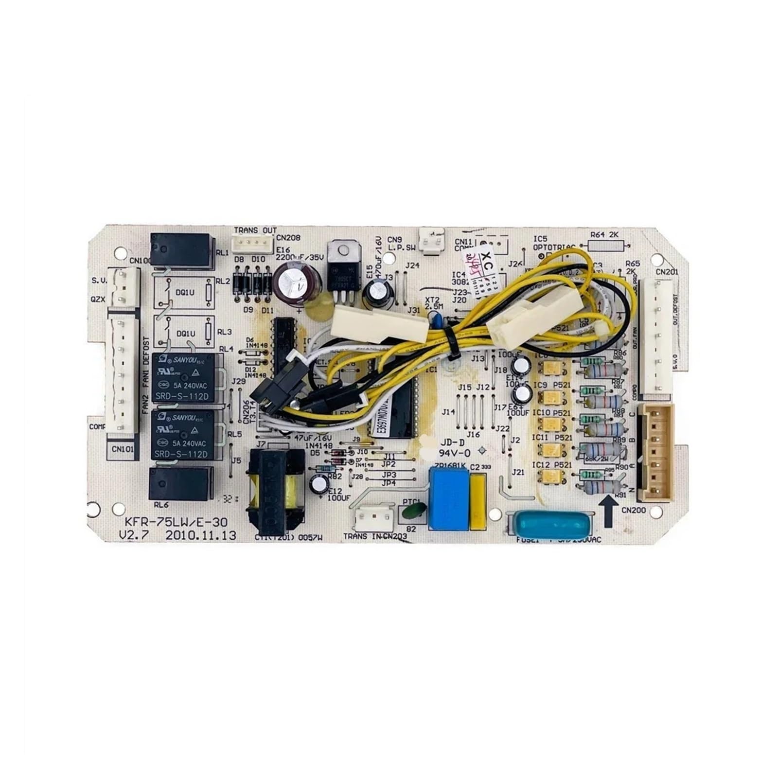 GENTERUN For Air Conditioner Outdoor Unit Control Board KFR-75LW/E-30 Circuit PCB KFR-120W/S-590.D.2.1 Conditioning Parts
