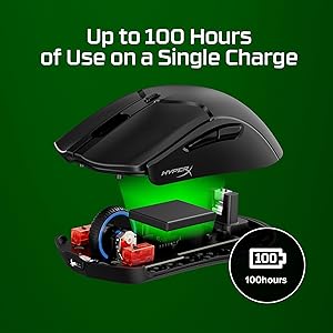HyperX Pulsefire Haste 2 Mini  Wireless Gaming Mouse for PC Compact Lightweight Bluetooth 2.4GHz Black