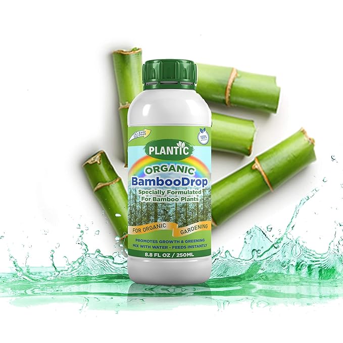 PLANTIC BambooDrop Organic Liquid Fertilizer for Bamboo Plants