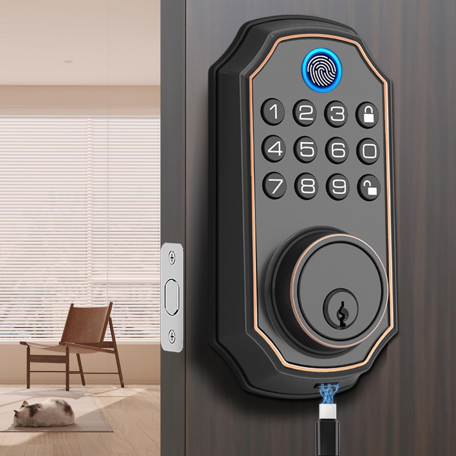 Fingerprint recognition on BULIST UD01F lock