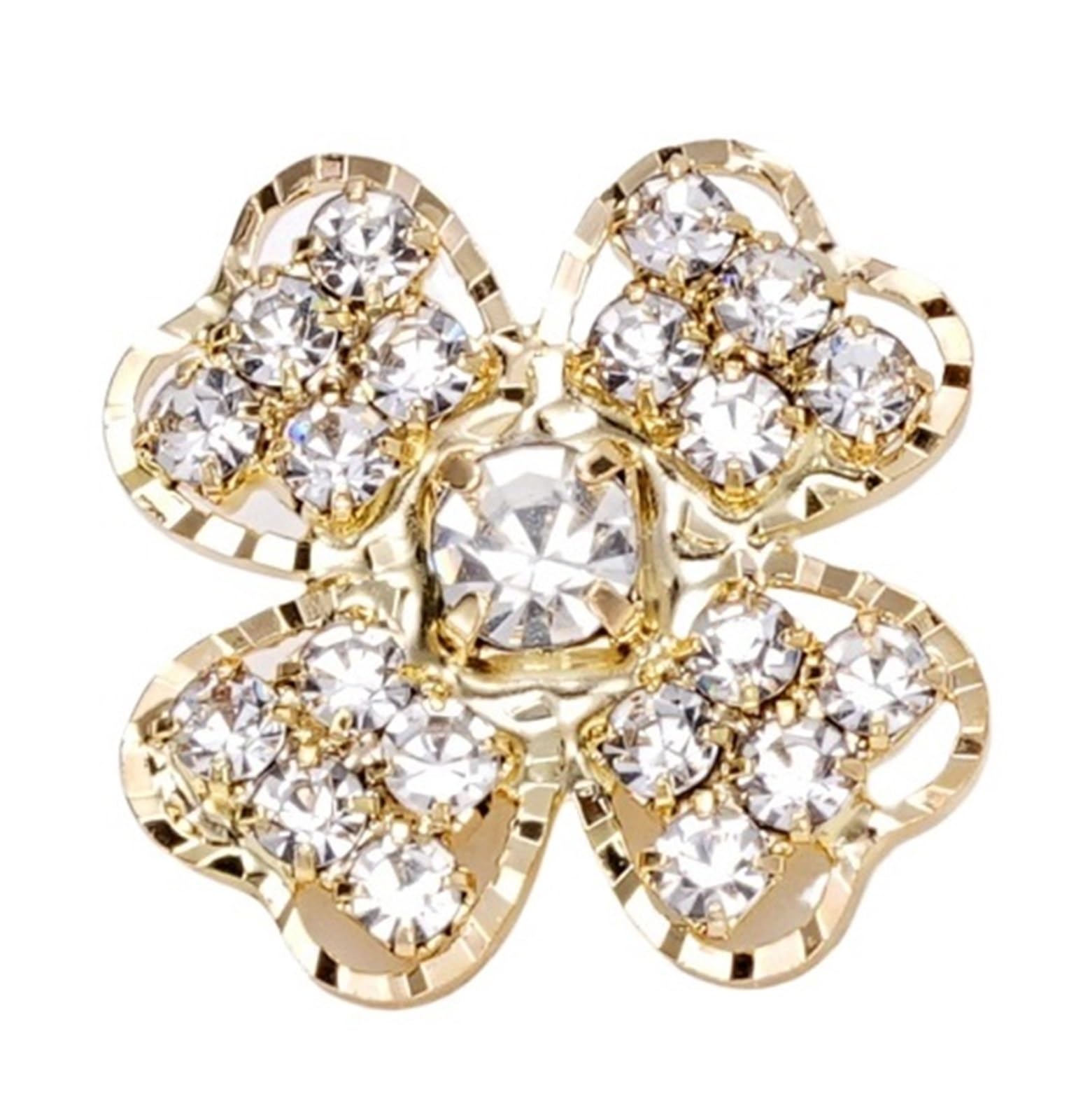 Bottoni Bottoni in metallo con strass