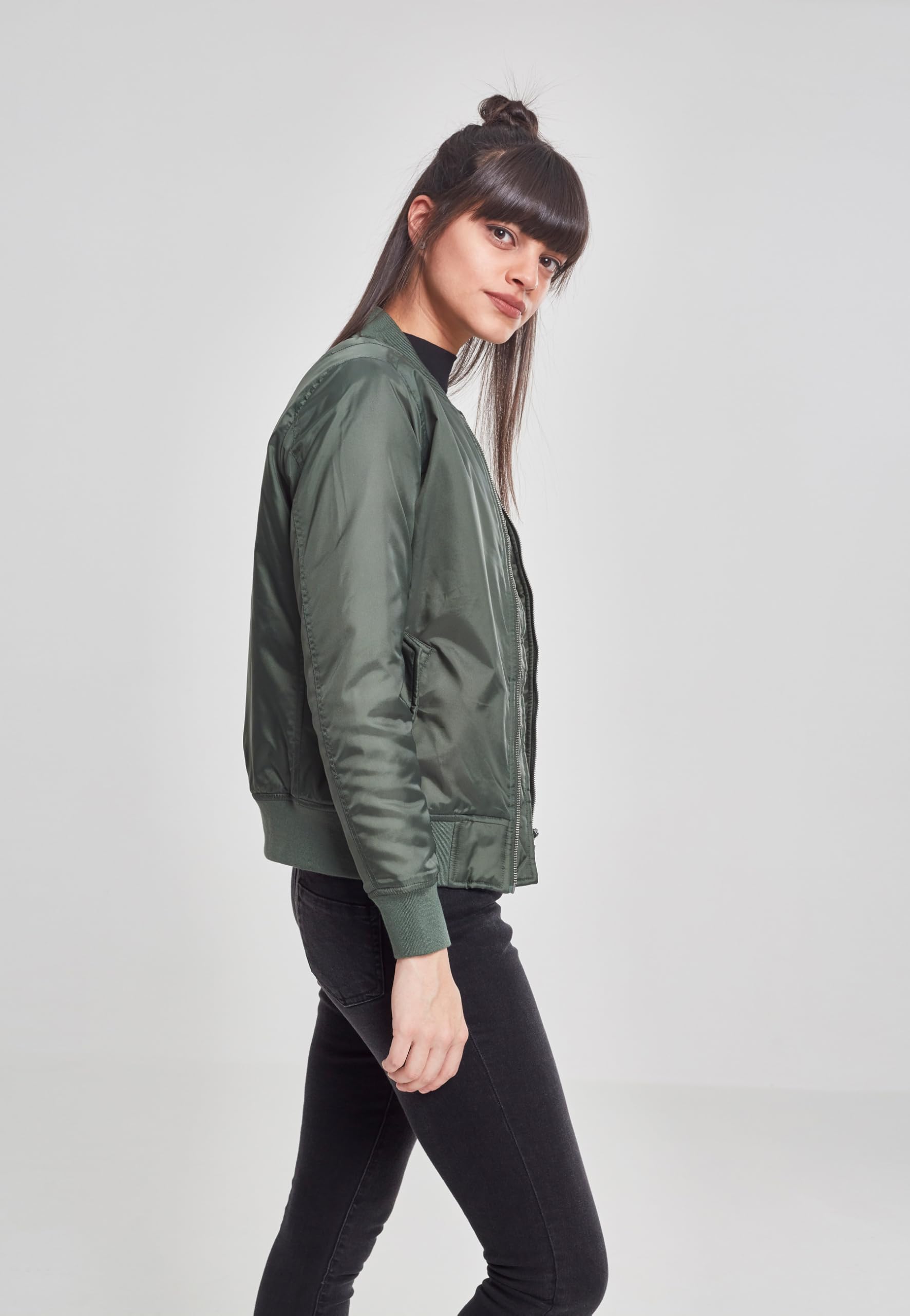 Urban Classics Damen Ladies Basic Bomber Jacket