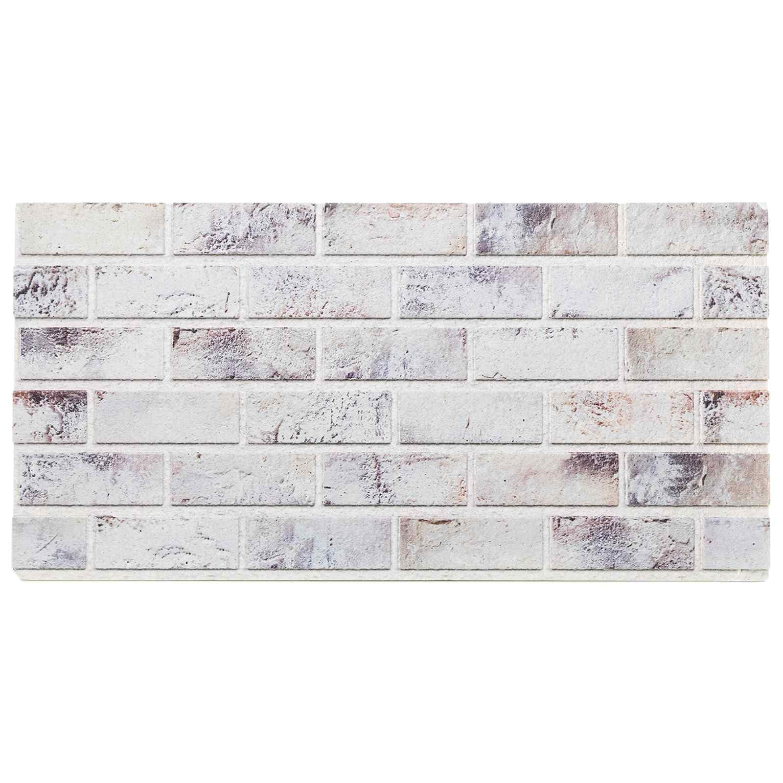 Juego de 10 paneles de pared, 100 x 50 cm, espuma EPS gris claro y negro