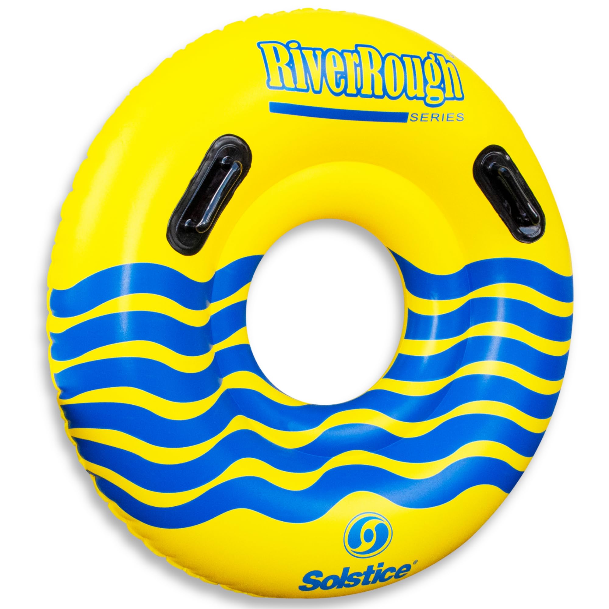 SOLSTICE Super Chill Inflatable River Raft Float Tube Series 1-6 Person With Cupholders Cooler Mesh Bottom Backrest Grab Handles Tie On Rope For River Lake Ocean Pool Floating Snow Heavy Duty Material