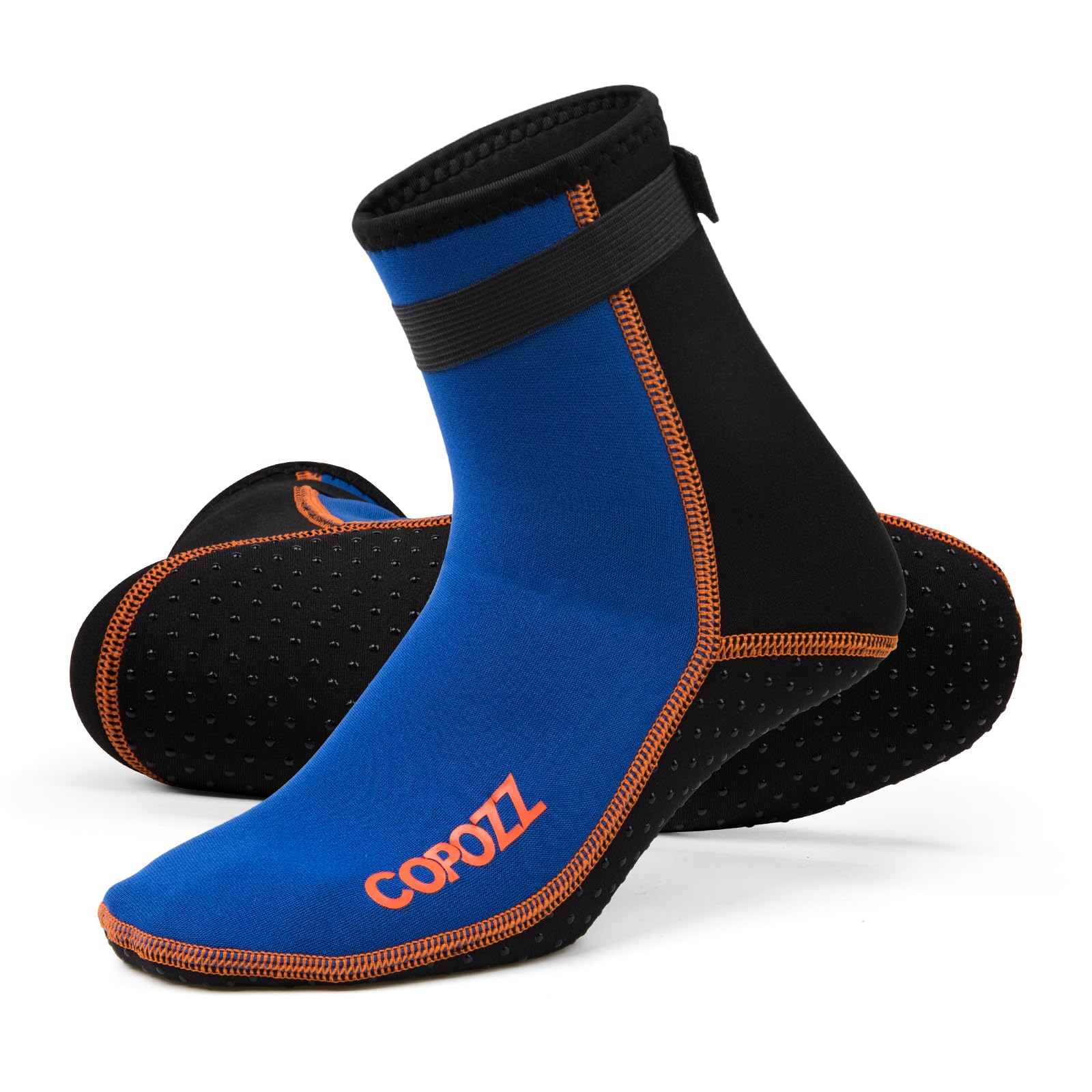 COPOZZ 3mm Tauchsocken Neoprensocken für Erwachsene Damen Herren, Dicke Tauchsocken Wassersport Schwimmen Socken für Schwimmen, Schnorcheln, Segeln, Surfen Wassersport