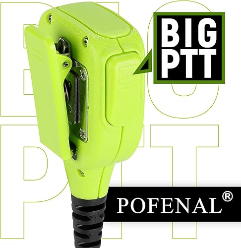 Miniatura 7 de APX 6000 APX 4000 - Micrófono de radio a prueba de agua, micrófono remoto de hombro con conector de audio de 0.138 in compatible con Motorola XPR