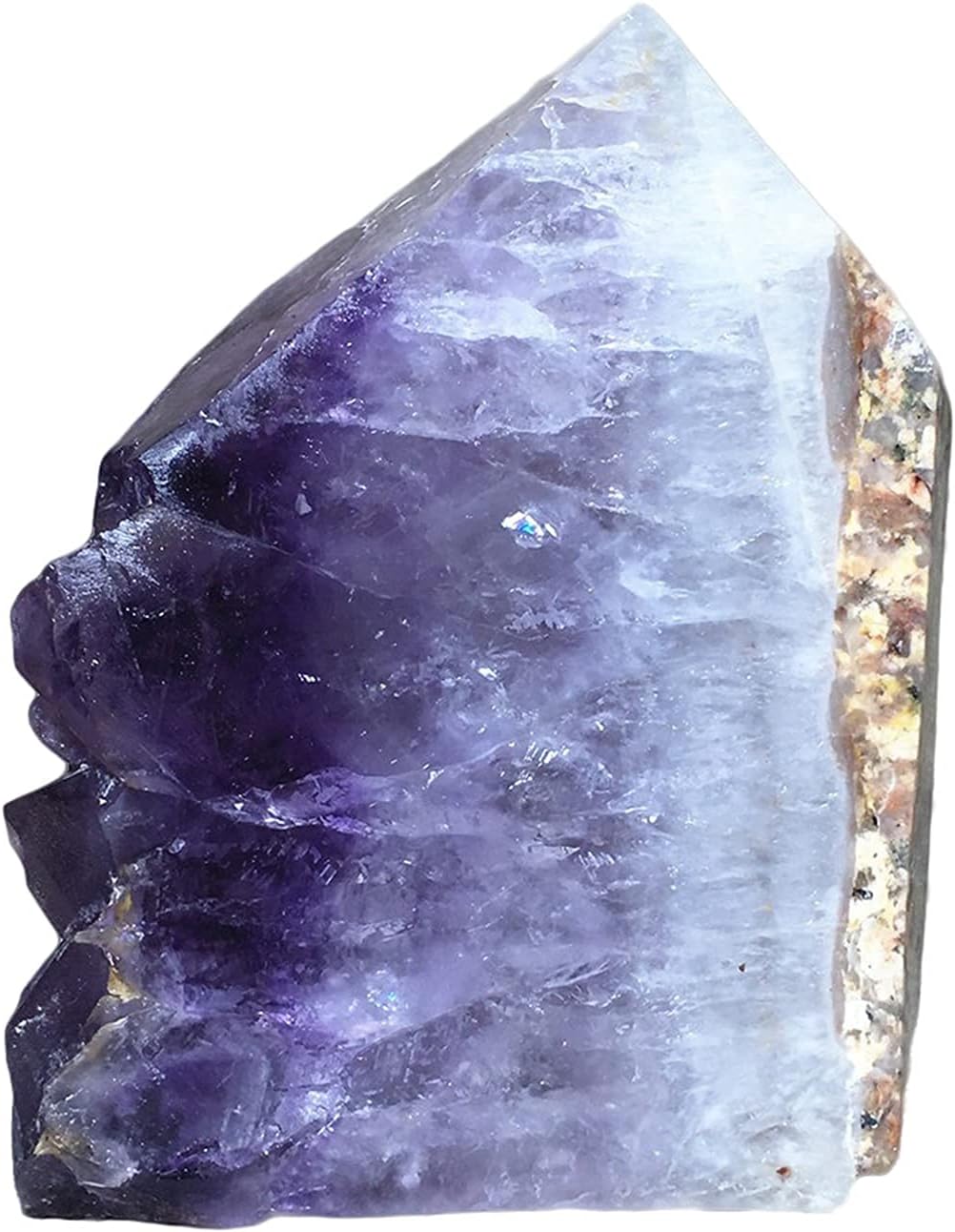 Stones Natural Tower Amethyst Quartz Crystal Wand Point Home Furnishing Decoration Feng Shui Healing Purple Stone