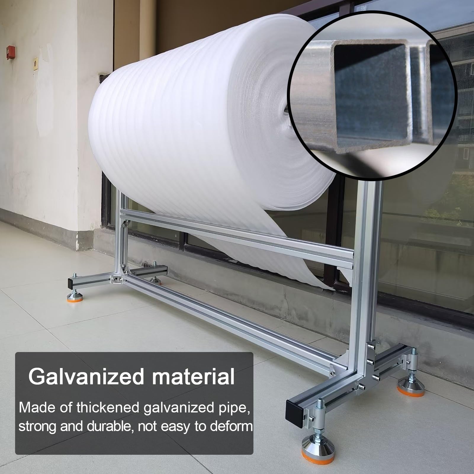 Dispenser resistente dell'involucro di allungamento, supporto commerciale dell'involucro della schiuma per magazzino, logistica, tavolo d'imballaggio