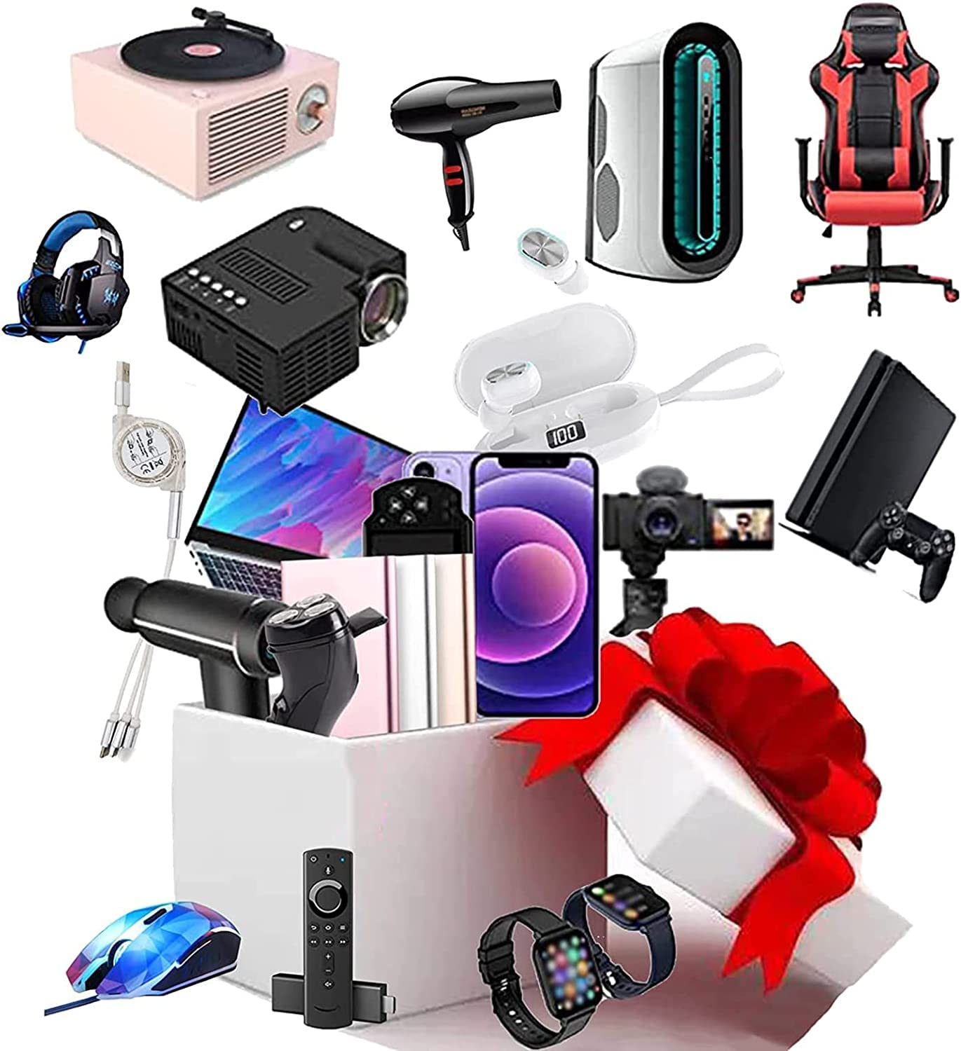 LEELLY Warehouse Deals Returns Pallets ,Back Pallet,Amazon Pallets for Sale Returns,Non-Claim Package,such as drones, air fryers,smartwatches, Bluetooth speakers, mini-fridges (at least 4 pces)