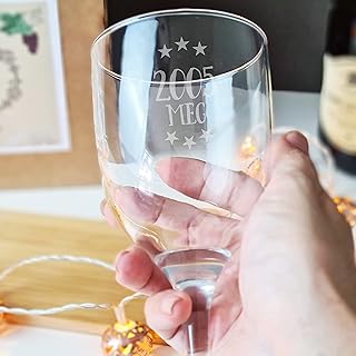 Personalised 18th Birthday Gift for Her - 18th Birthday Glass for Women - 18th Birthday Gifts for Friend - 18th Birthday Ideas for Men - 18th Birthday Engraved Glass - 18th Birthday Wine Glass