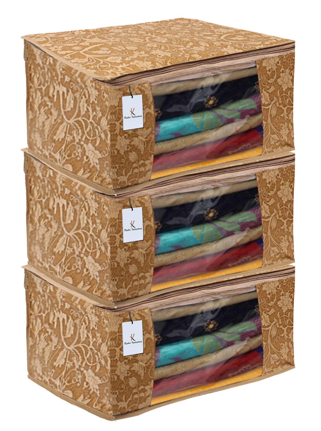 See full amazon price history chart for Kuber Industries 3 Piece Non Woven Wardrobe Organiser, Brown Kuber Industries 3 Piece Non Woven Wardrobe Organiser, Brown (B071XZHBLX) Amazon Price History, Amazon Price Tracker