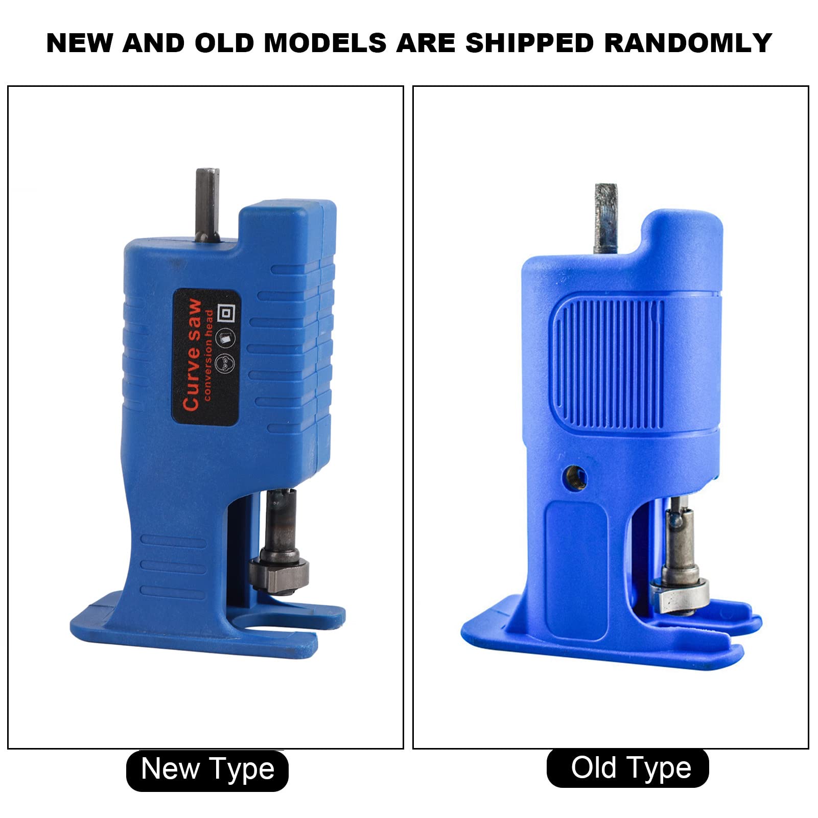 Reciprocating Saw Adapter Blue Electric Drill to Saw Adapter Set Handheld Drill to Saw Adapter Kit Woodworking Tool (1 Adapter with 3 Saw Blade) - Image 2