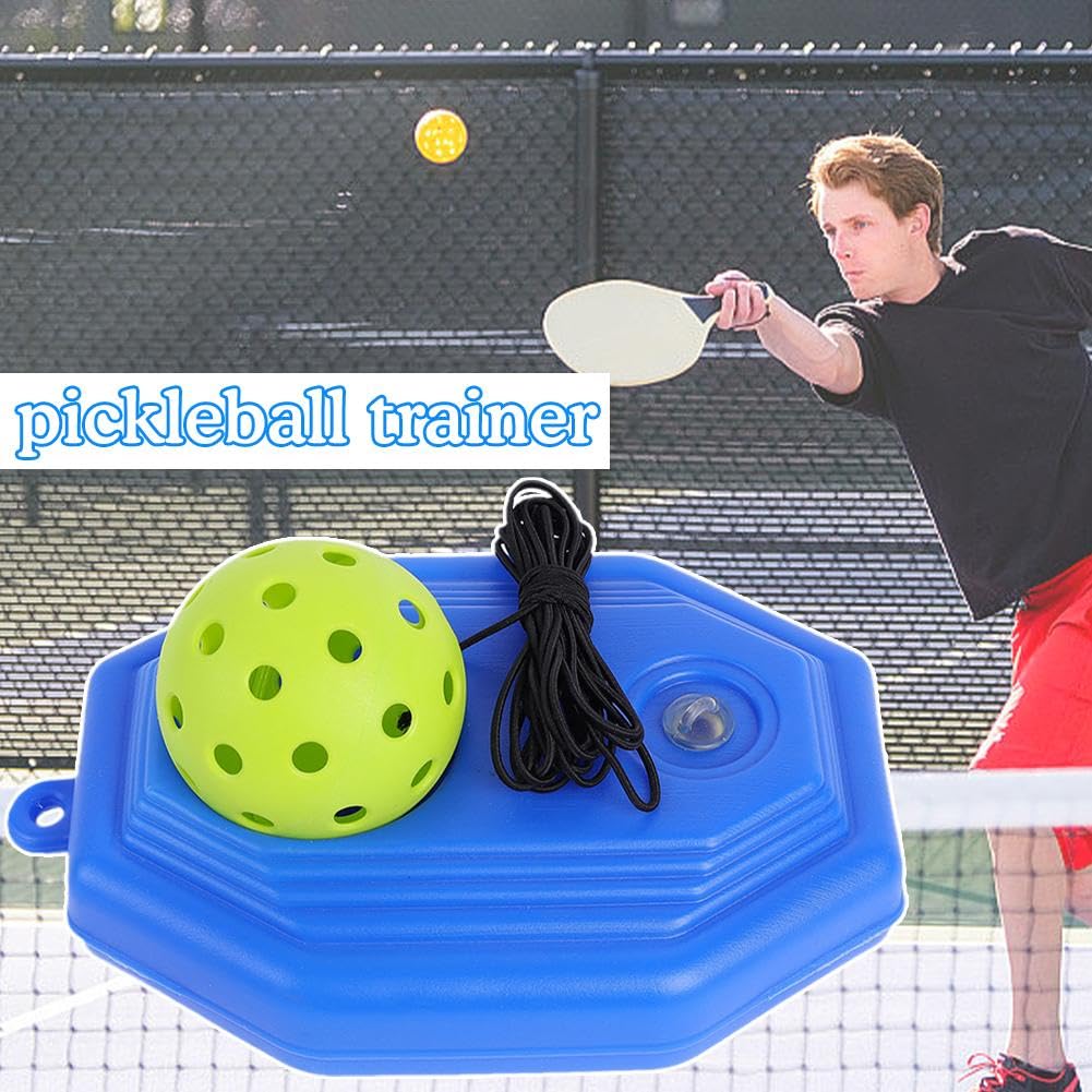 Palla Da Allenamento Per Pickleball - Con Base Ad Acqua, 40 Fori, Per Allenamento Indoor E Outdoor - Foto 3