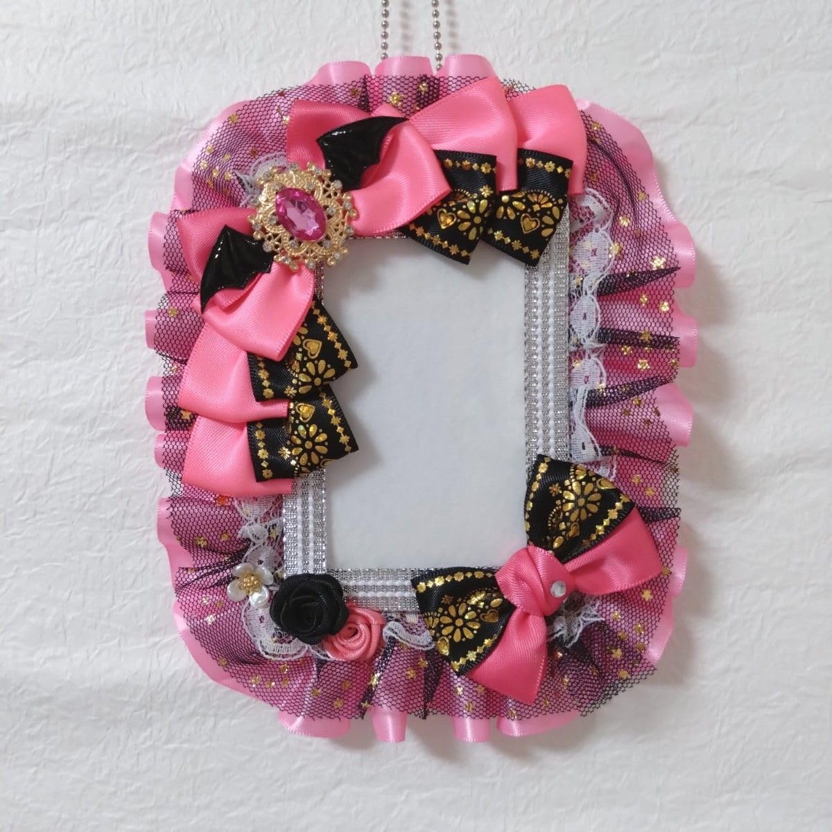 Amazon.co.jp: 痛ロゼット デコトレカケース デコカードケース 黒