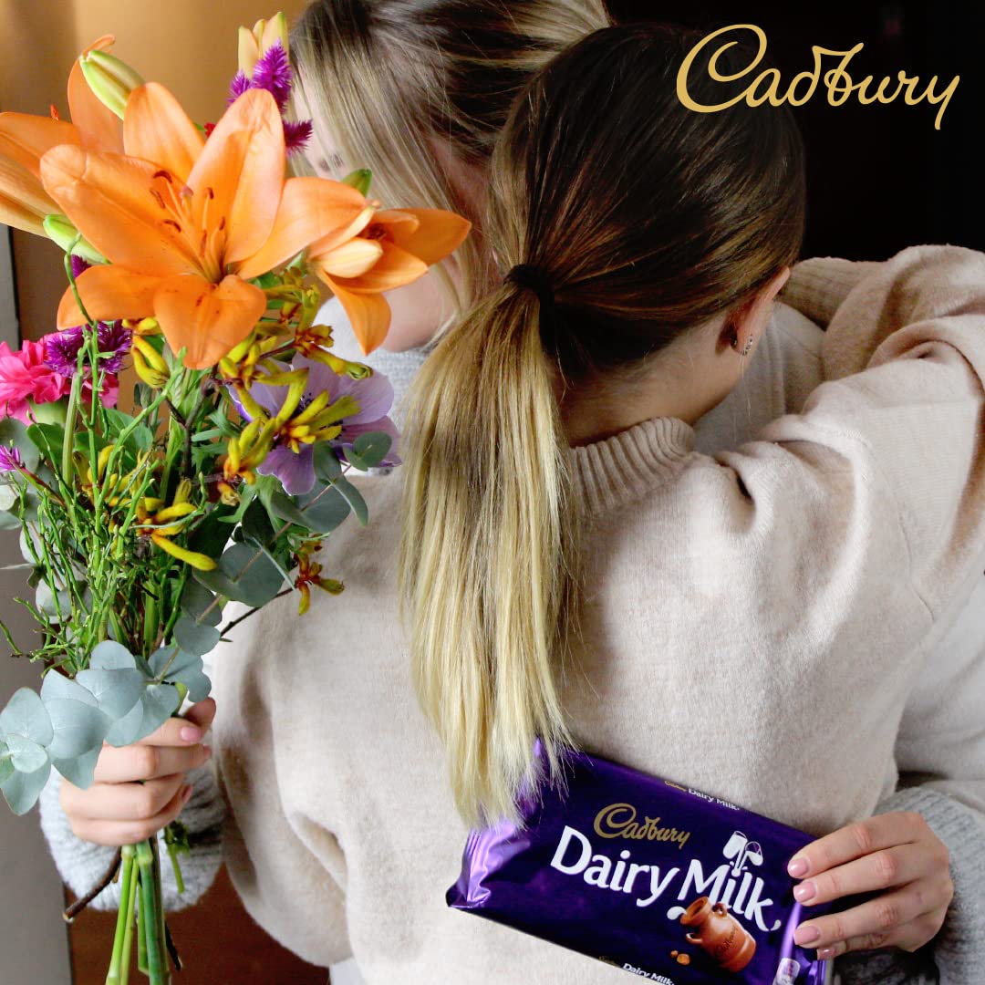 Cadbury Dairy Milk Cioccolato al latte cremoso, delizioso sapore dolce e corposo, latte di Dairy 17 x 180 g