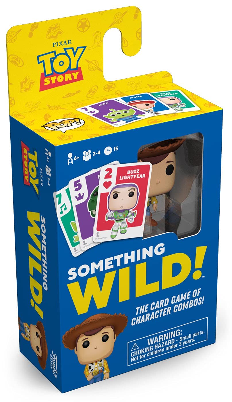 Funko Board Games 49354 Signature Something Wild Card Game-Toy Story The Little Mermaid, Multicolour
