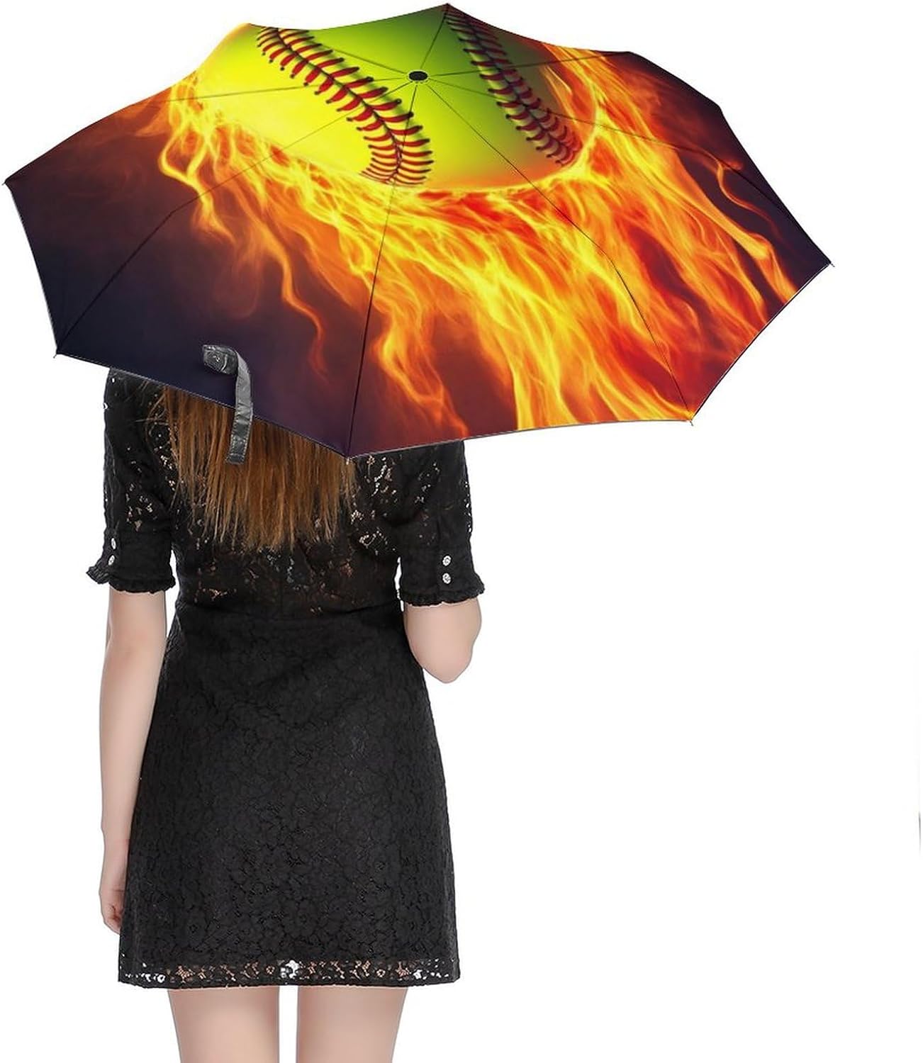 Automatic Umbrella Sunny Rain Sunscreen 3 Fold Car Umbrella Folding Portable
