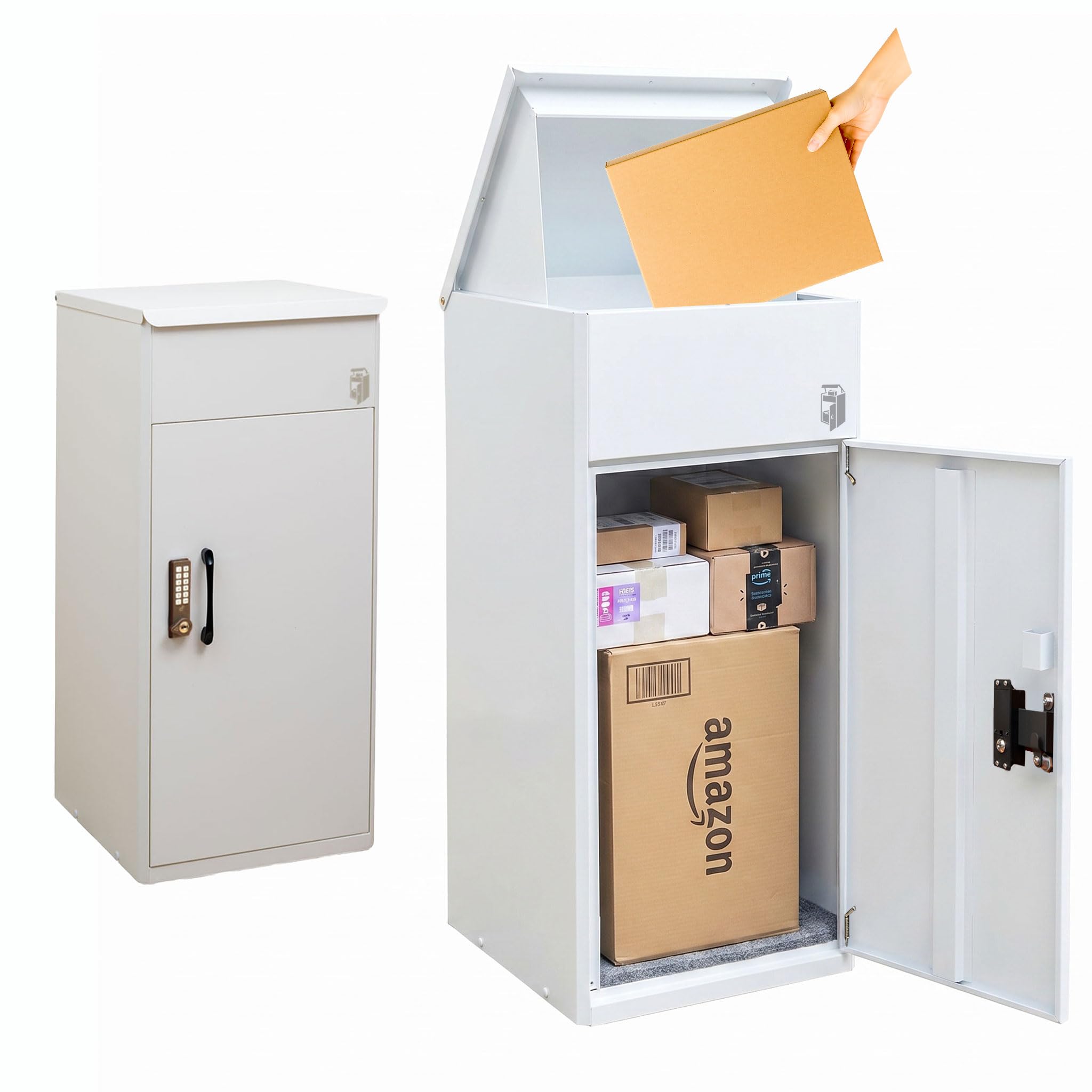Amazon.co.jp: [ルスネコボックス Standard] 宅配ボックス 防水 屋外 