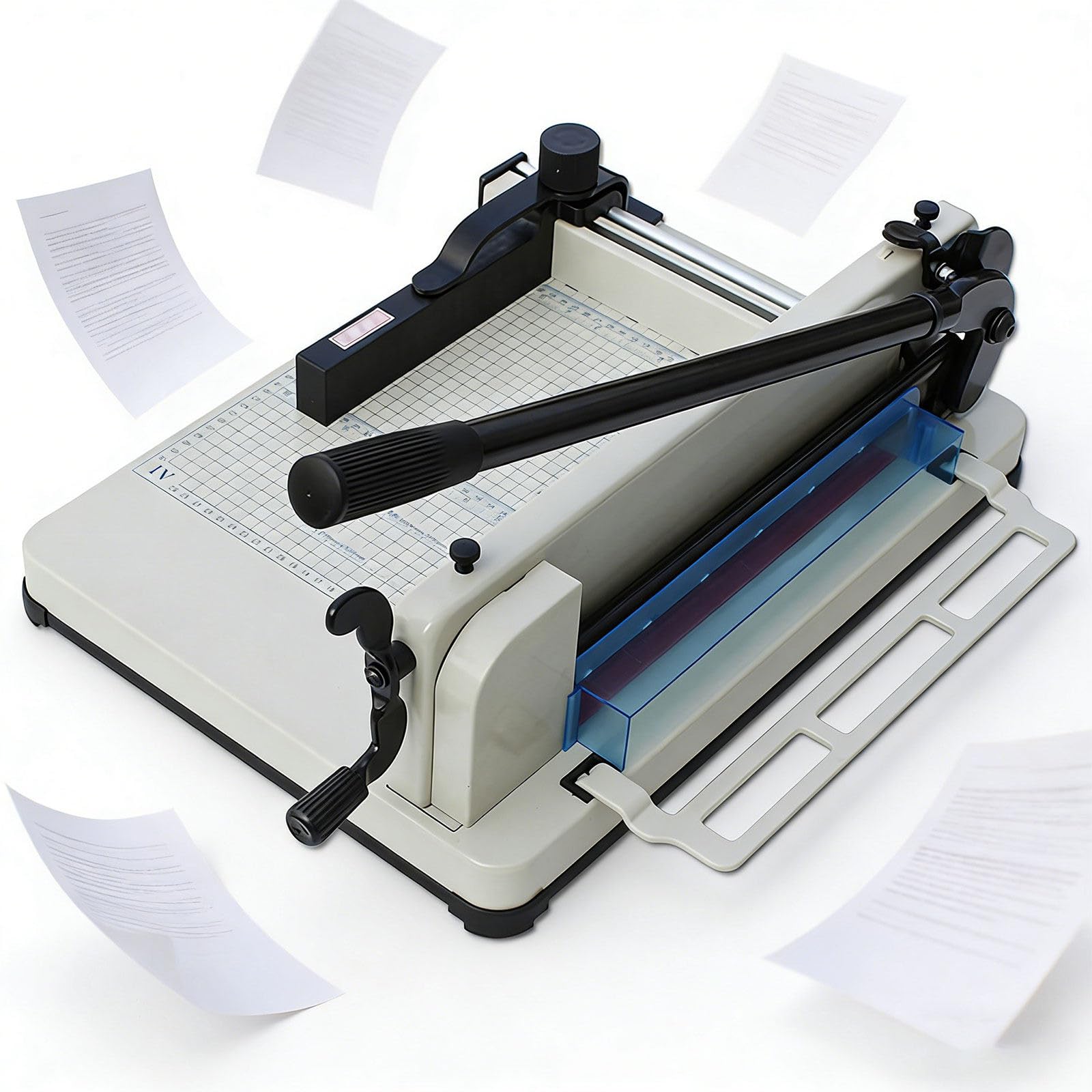 Taglierina per Carta ad Alta Resistenza, capacità di Taglio Massima: 400 Fogli, Adatta per Uso Industriale e Commerciale di Carta A4/A3, Dotata di Lame da 315/440 mm A4