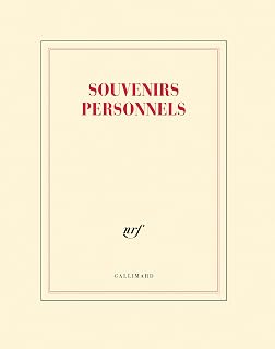 Cahier «Souvenirs personnels» (papeterie)