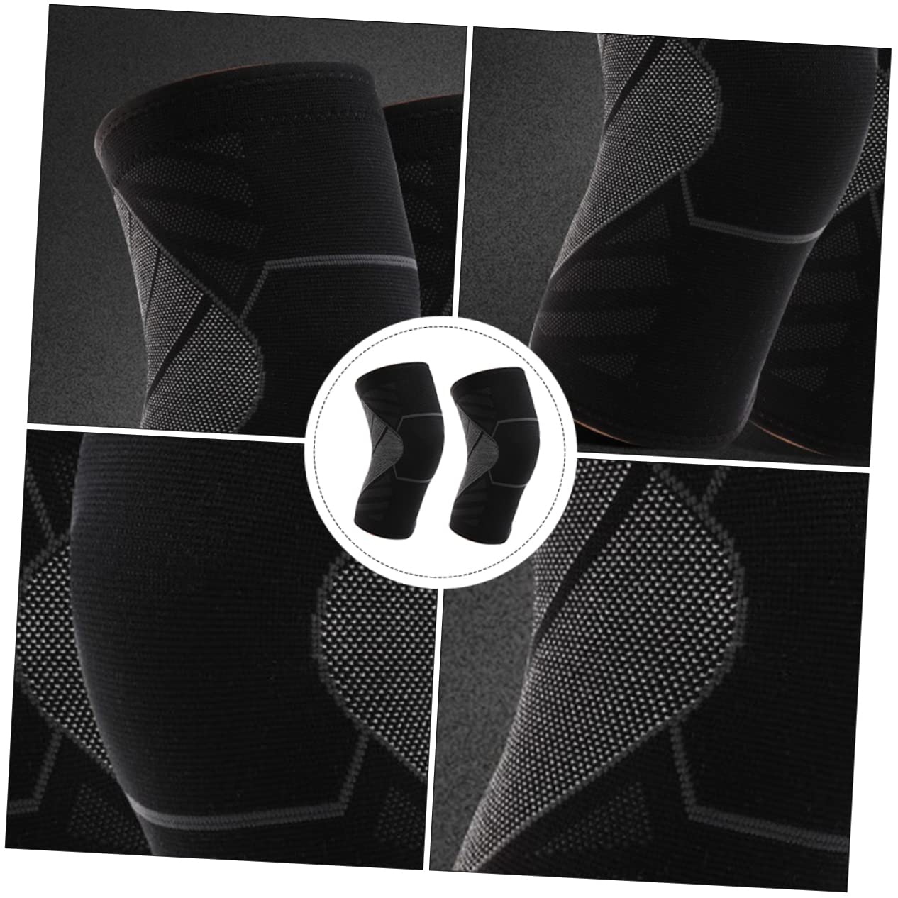 Gatuida Ergonomic Running Knee Brace Neoprene Knee Support Sleeves for Workout Men's/Sports
