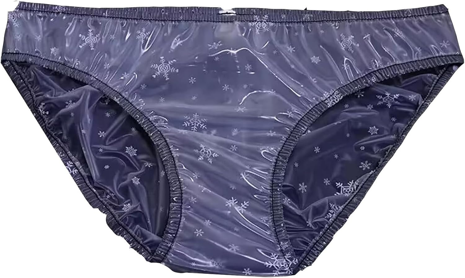 Adult Plastic Triangle Pants/Translucent PVC Waterproof Underwear/Reusable/Low Waist Comfortable Wide Stretch/Plastic Diaper/Unisex Adult Incontinence Plastic Diaper (Blue, XX-Large)