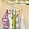 1 Space Saving 6 Hook Plastic Cabinet Organizer Practical Hanger