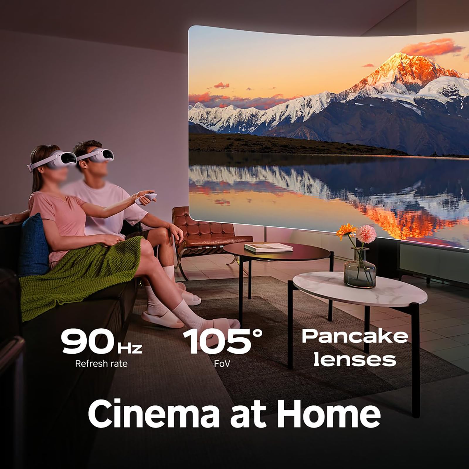 Auriculares VR con tecnología de detección de movimiento, pantalla LCD, transmisión inalámbrica, incluye 2 controladores y cargador para películas y videojuegos