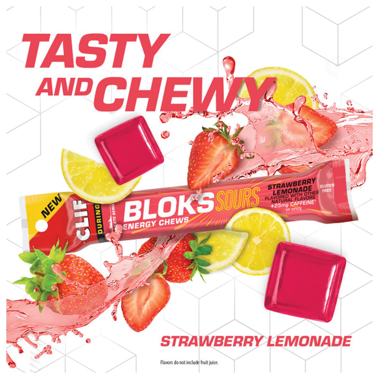 Amazon.com: Clif Shot Bloks Sour Strawberry Lemonade Energy Chews