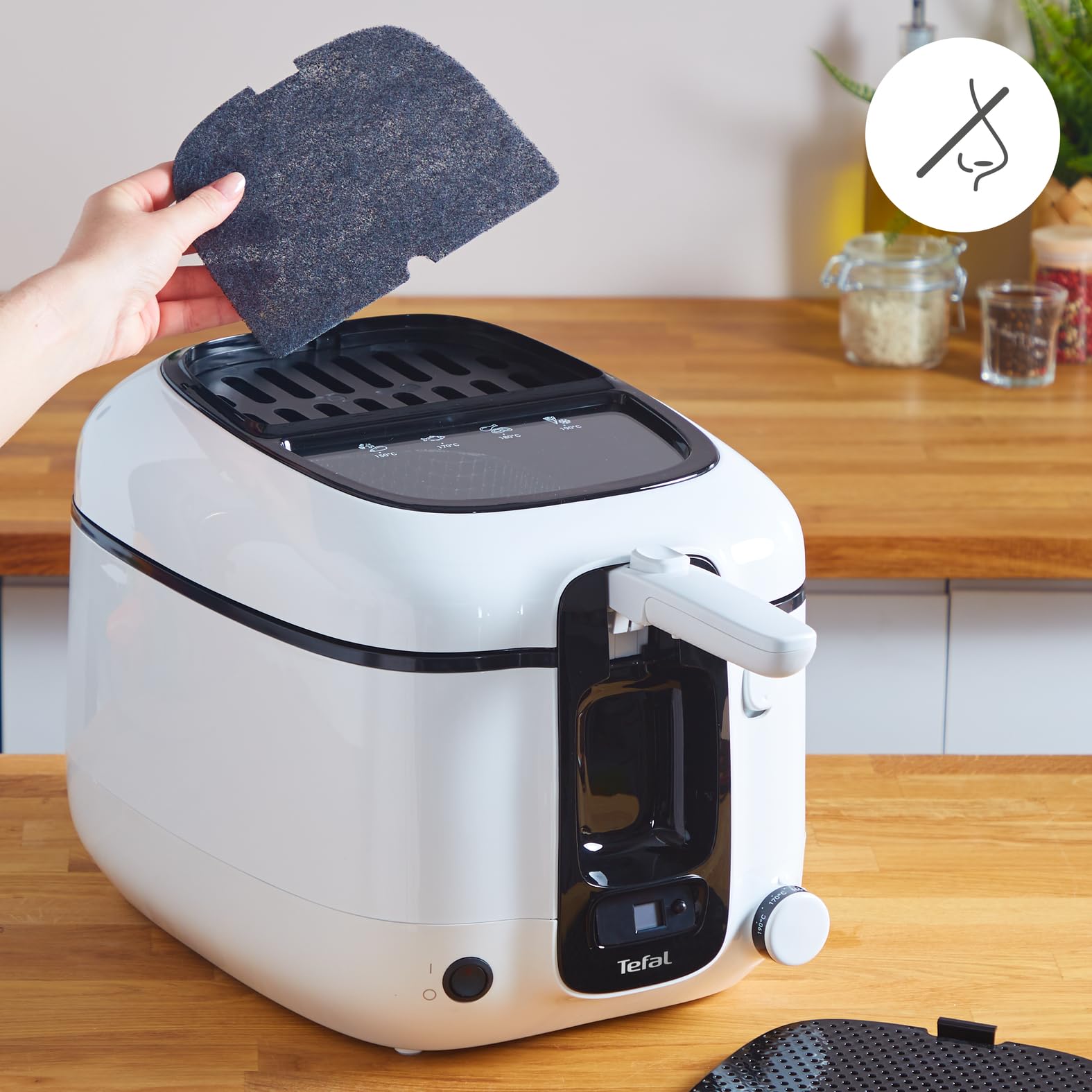 Tefal Fryer Super Uno (FR3140) white black (FR3140)